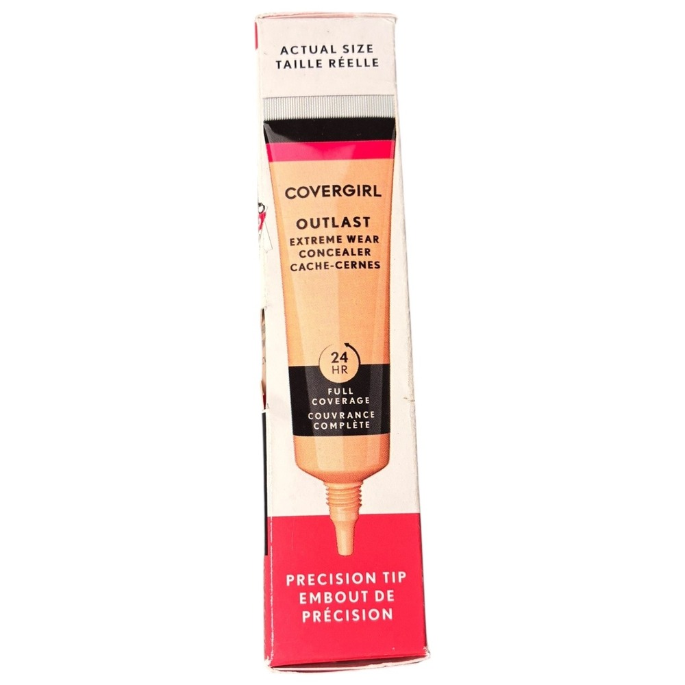 Covergirl Outlast Extreme Wear Concealer 802 Golden Ivory Full‎ Coverage NIB